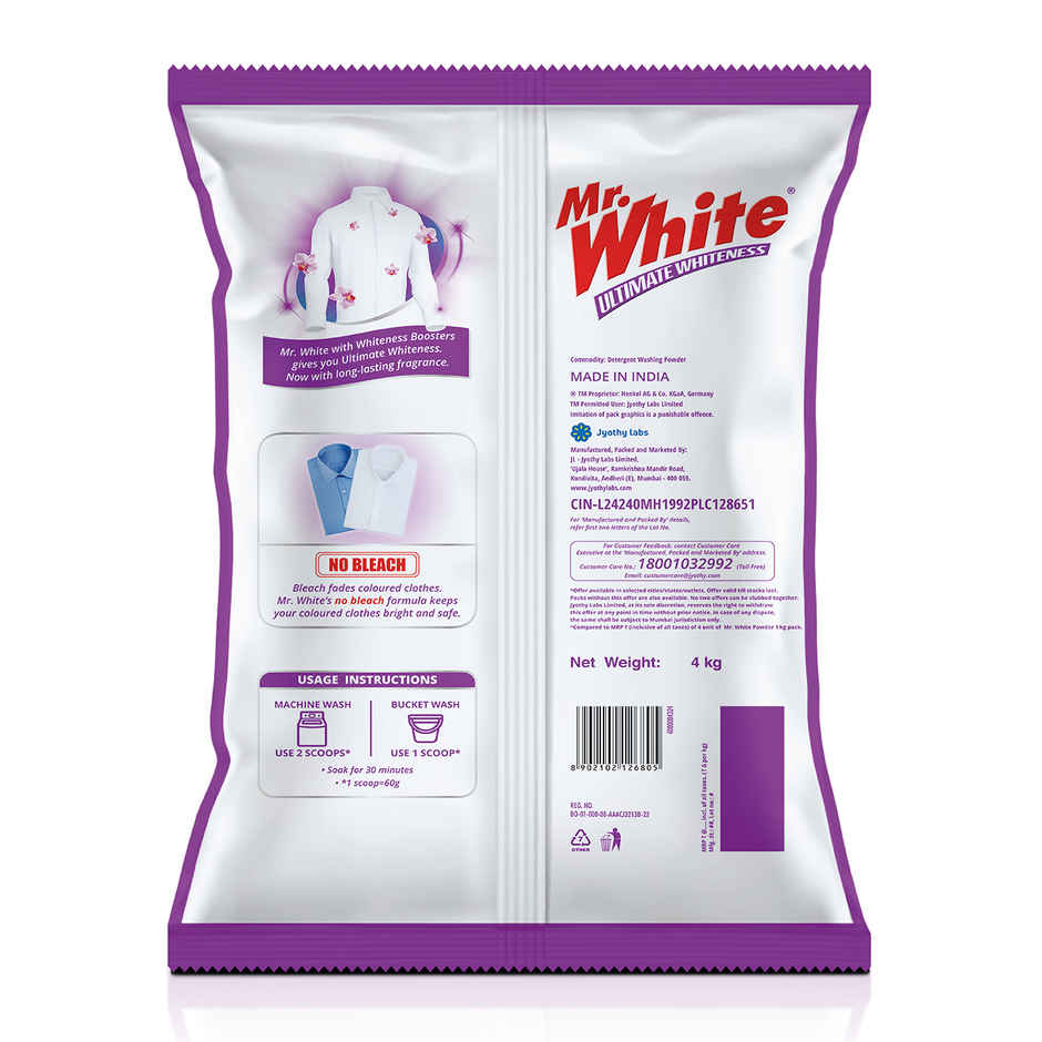Mr. White Detergent Powder
