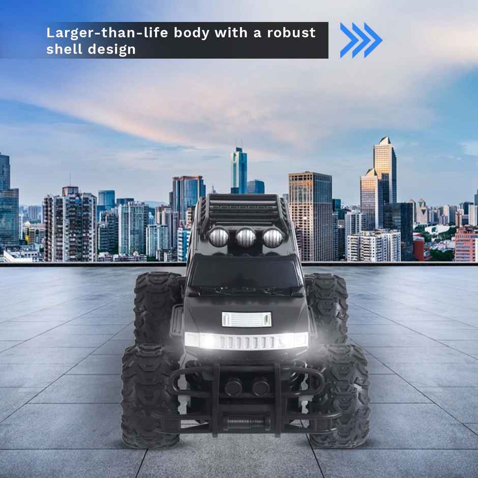 Race N Roll Off Roader Rechargeable Remote Control Monster Truck - Humm Black