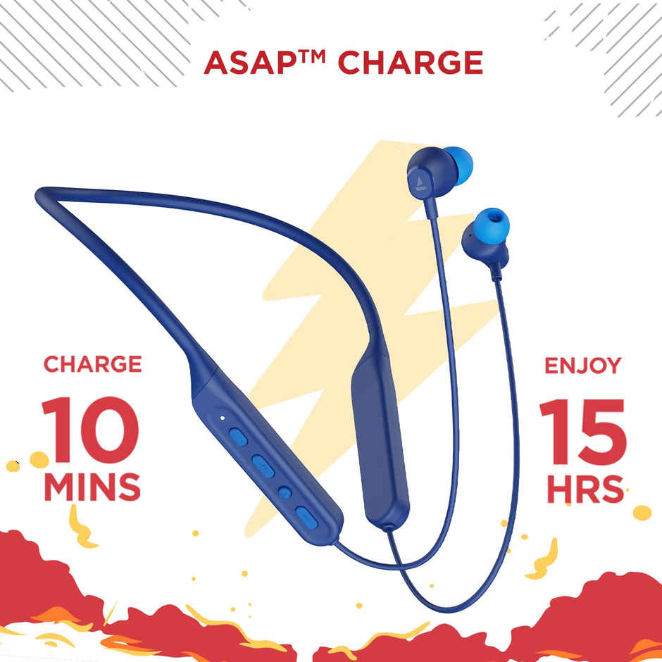 boAt Rockerz 378 in Ear Bluetooth Neckband with Spatial Bionic Sound Tuned by THX(Midnight Blue)