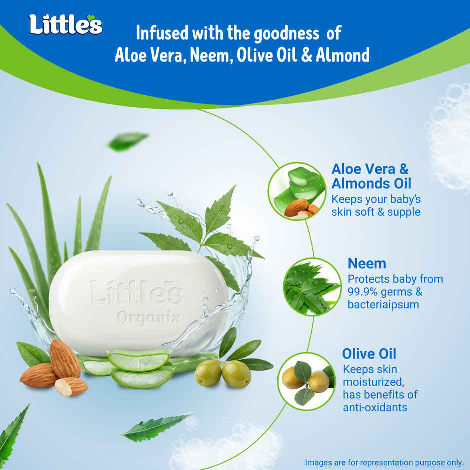 Little's Gentle Baby Soap AloeVera & Neem