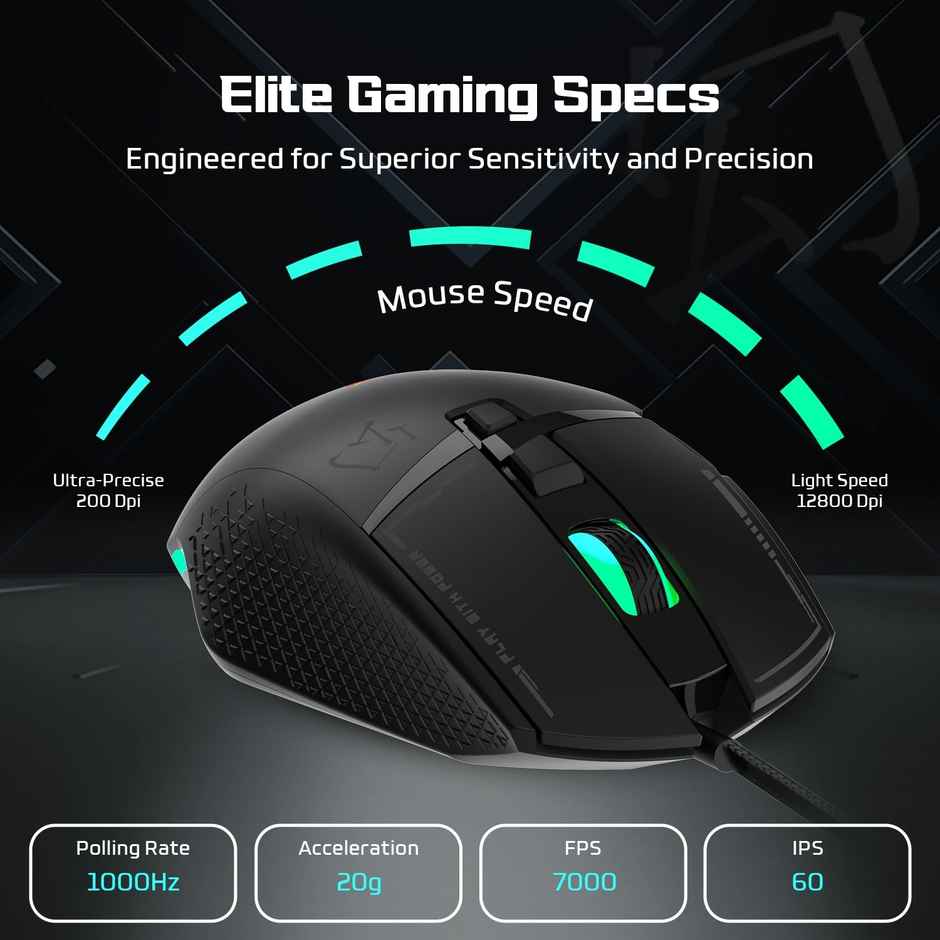 EvoFox Phantom 2 Gaming Mouse - Black
