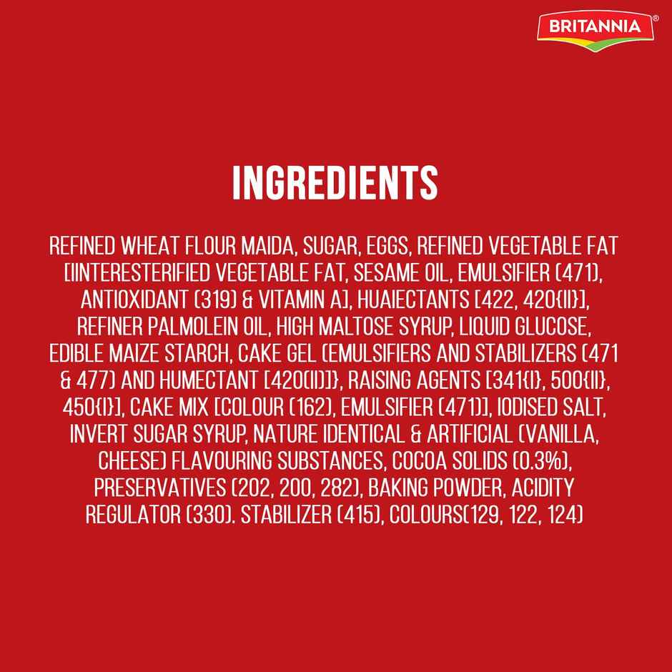 Britannia Gobbles Marble Red Velvet Cake | Bakery Delight