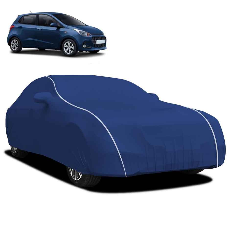 Autofy Tafo-Piping Car Cover For Hyundai Grand I10 & Grand I10 Nios | Year 2019 Onwards