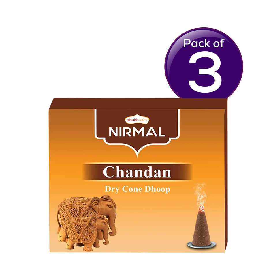 Shubhkart Nirmal Chandan Dry Cone Dhoop Combo
