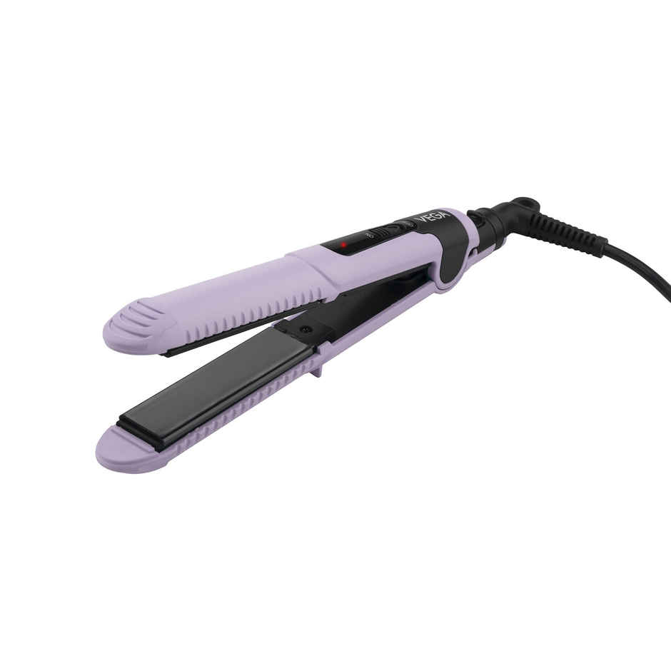 Vega Mini Hair Straightener for Women with Ceramic Coated Plates & Quick Heat Up (VHSH-40)