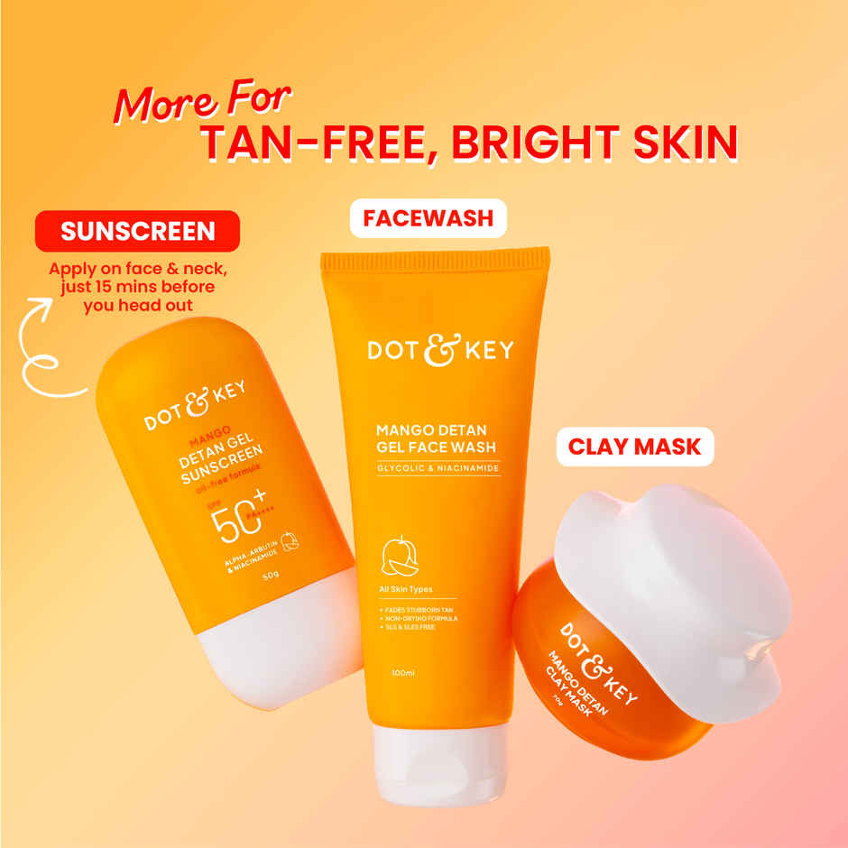 Dot & Key Mango DETAN Gel Sunscreen SPF 50+ PA+++