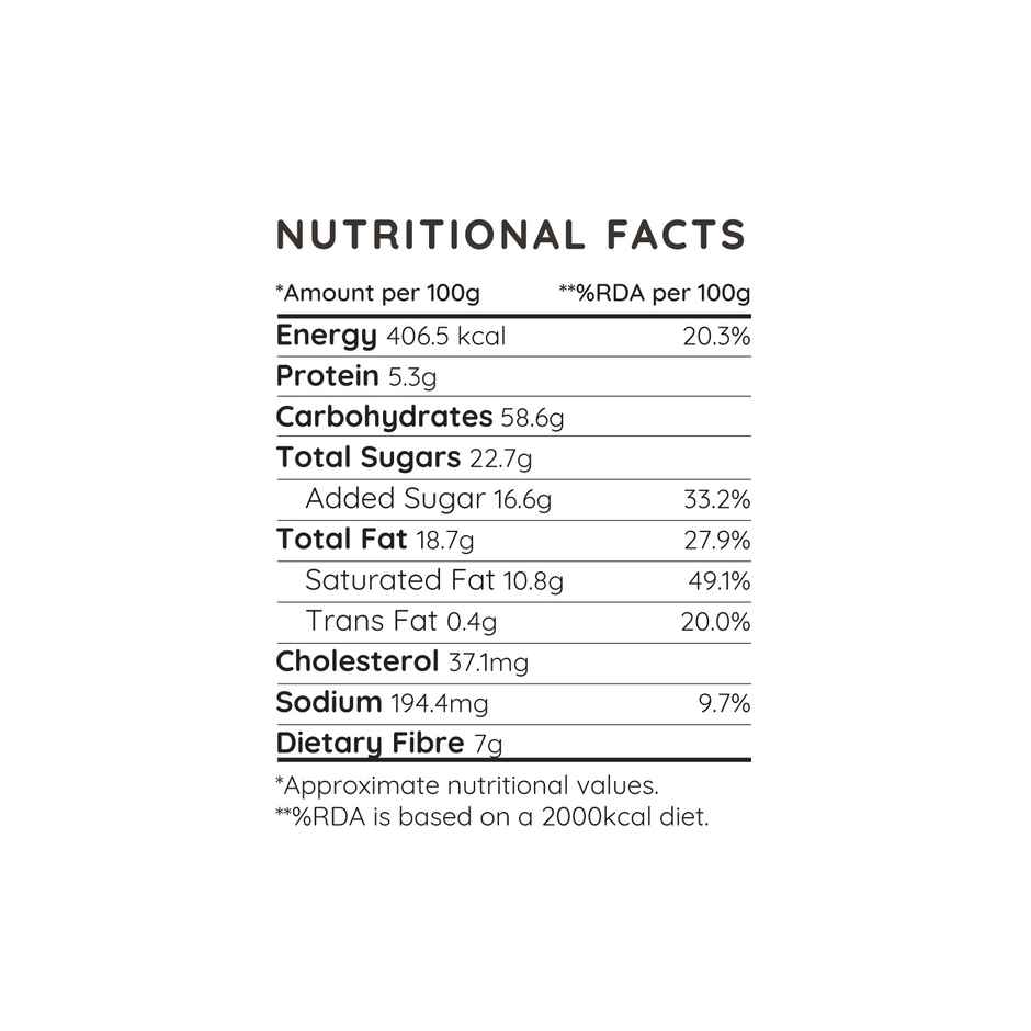 Suchali's Artisan Bakehouse Oatmeal & Cranberry Cookies - Pack Of 10