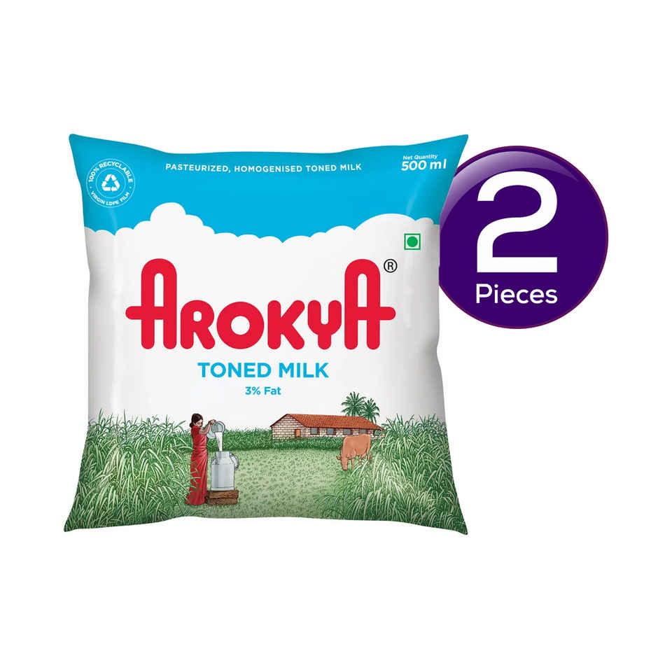 Arokya Toned Fresh Milk (Pouch) Combo