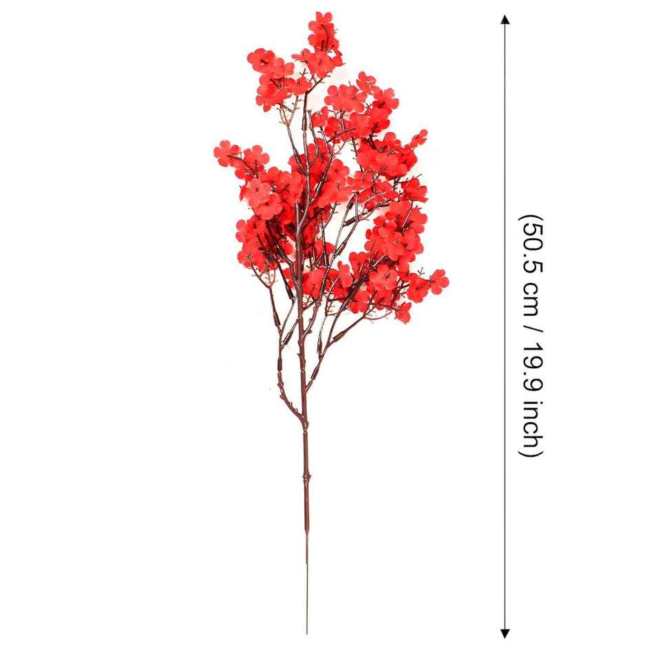 Artificial Gypsophila Flowers Bunches Without Vase Set  of 5 | Tied Ribbons