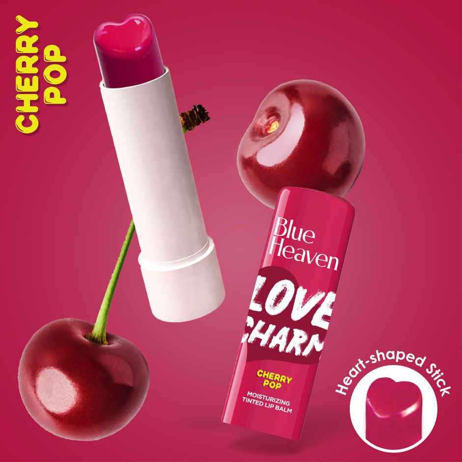 Blue Heaven Love Charm Tinted Lip Balm with SPF | Cherry
