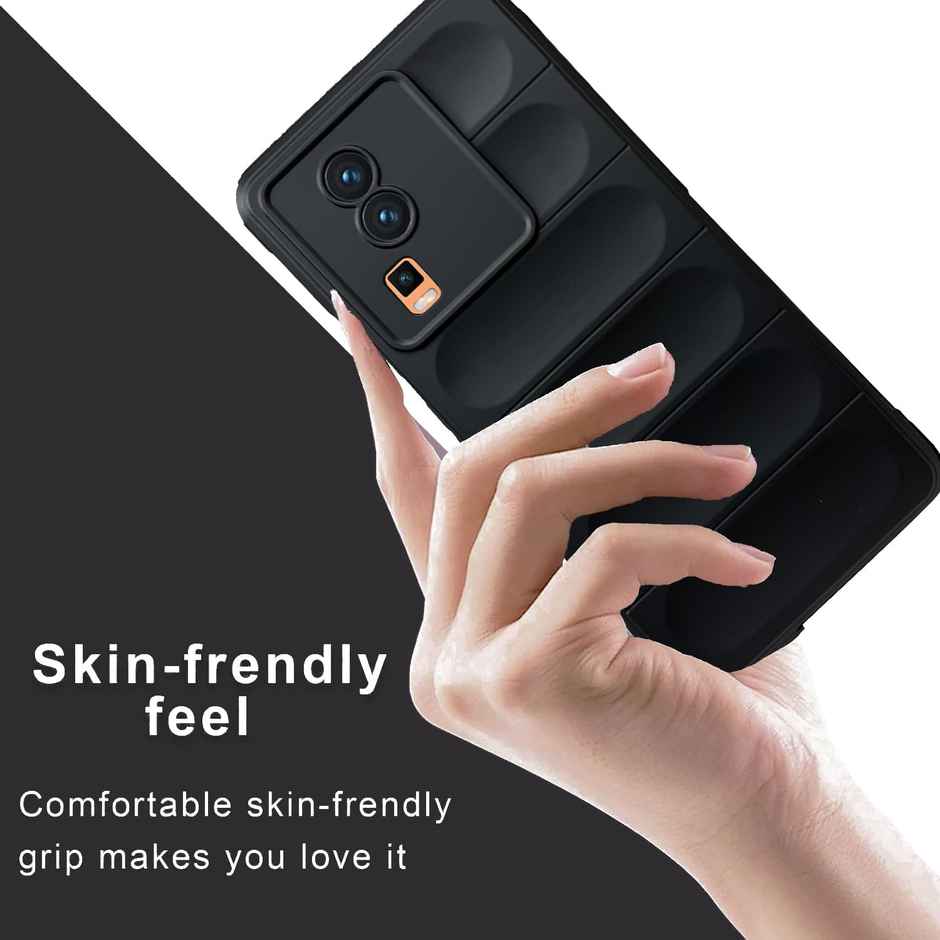 Artistque Case For Iqoo Neo 7 5g / Iqoo Neo 7 Pro 5g Liquid Stripe Back Cover Silicone
