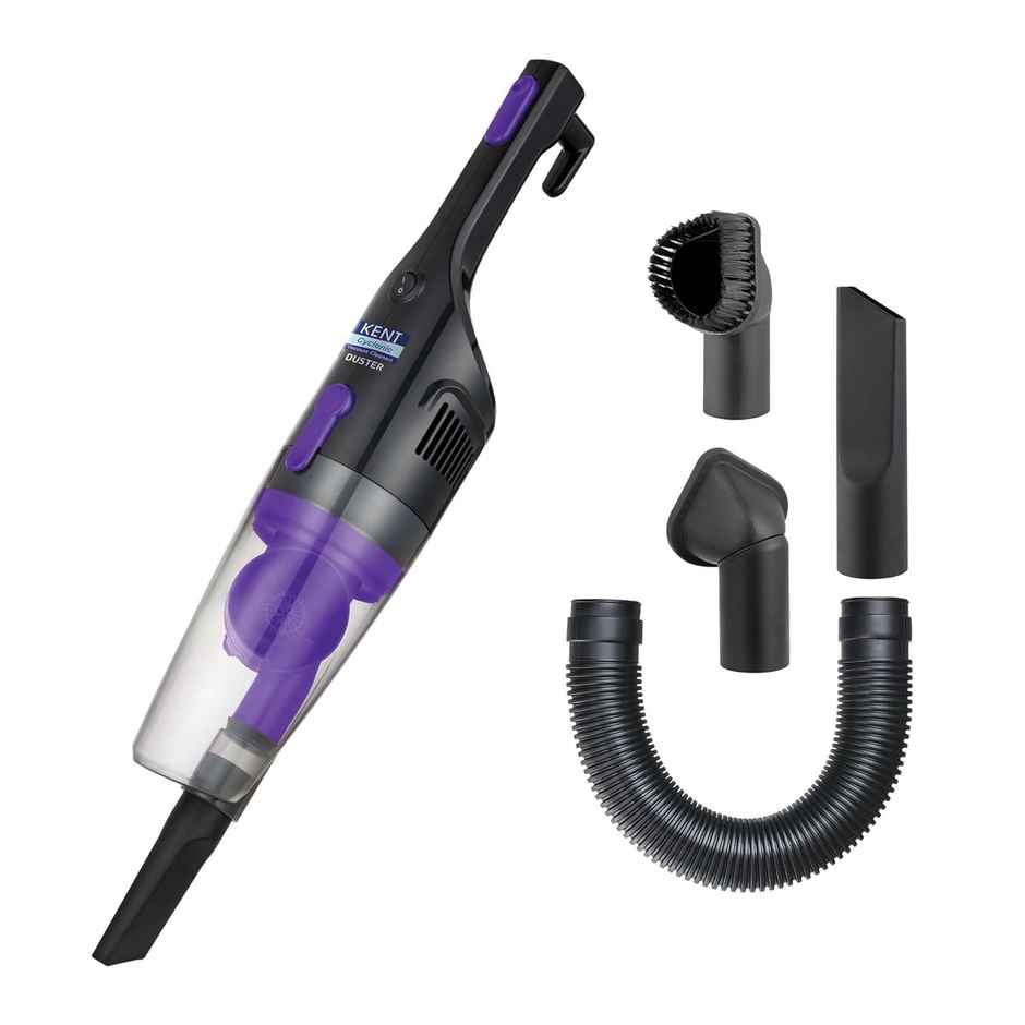 Kent Duster Hepa Filter Vacuum Cleaner 600 W|cyclone5 Technology|purple & Black