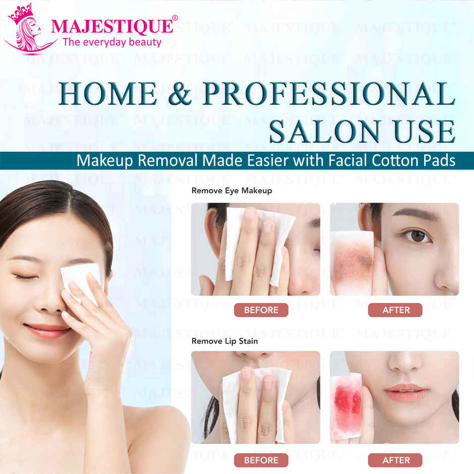 Majestique Facial Cotton Pads - Soft and Makeup Remover Wipes | 460 pcs