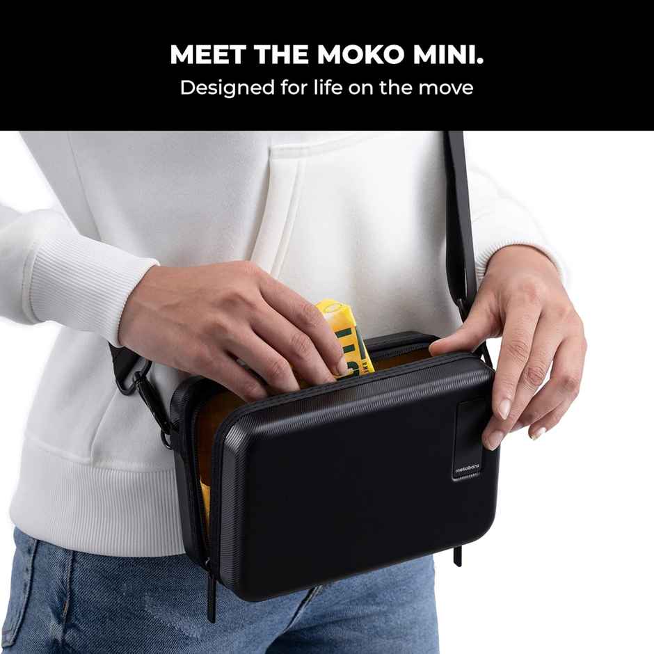 Mokobara Unisex Solid PC Travel Bag | Black - Free Size