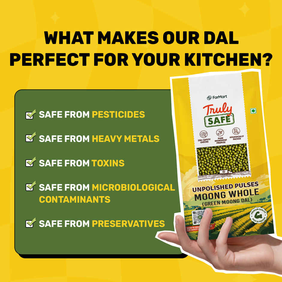 Truly Safe Moong Whole | Unpolished Dal