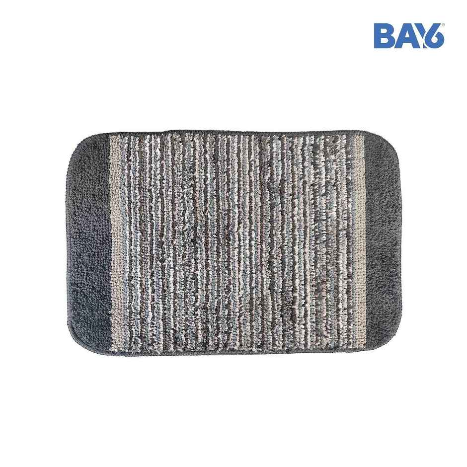 BAY6 Timmy Microfiber Antiskid Bath Mat Set | 38 x 58 cm - Grey