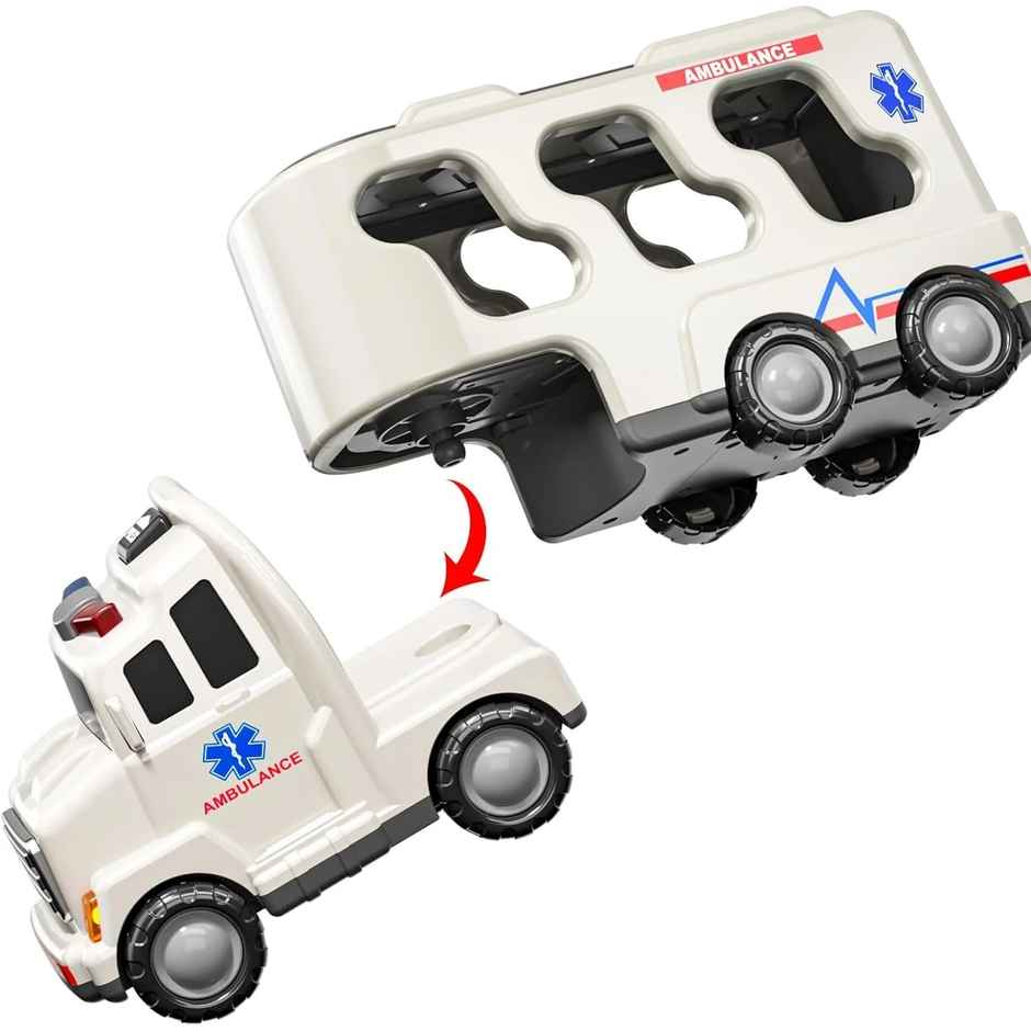 Toybharat Ambulance Carrier Truck | Assorted