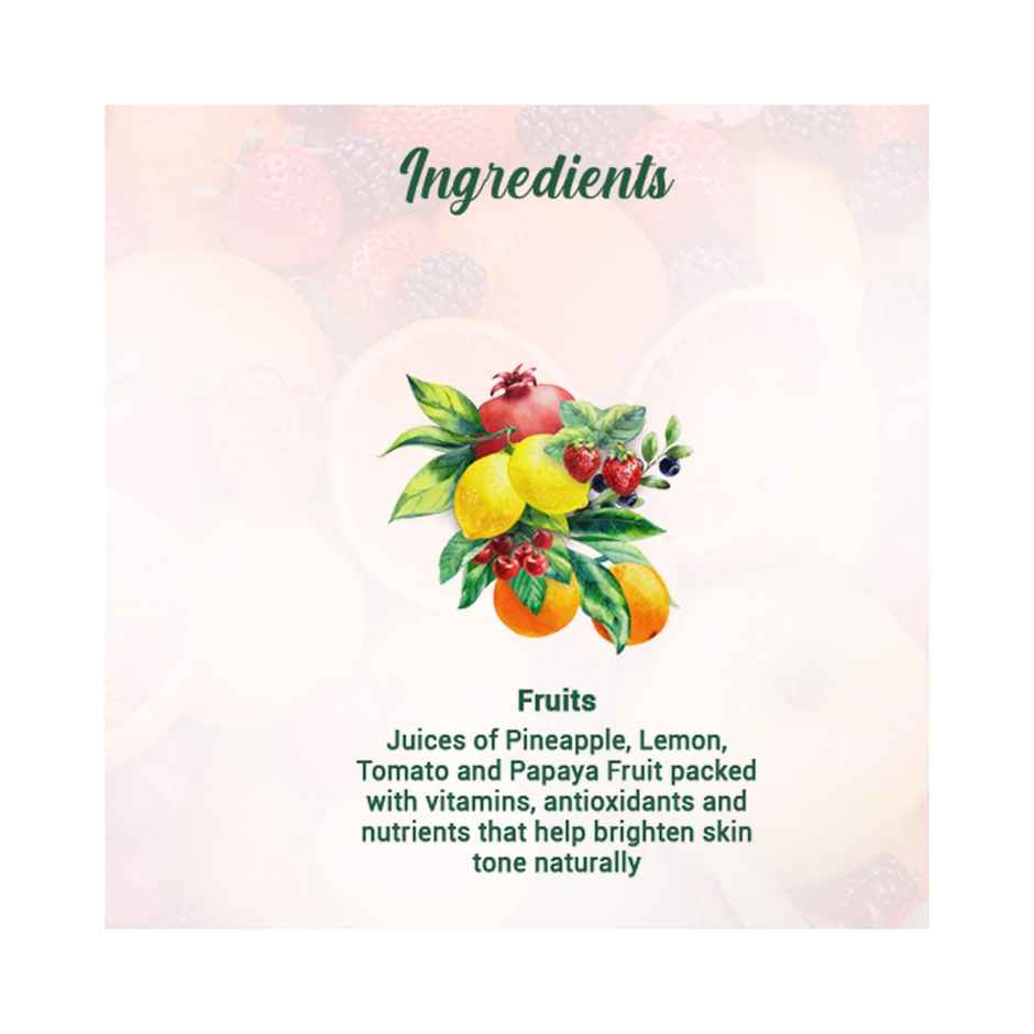 Biotique Fruit Brightening Depigmentation & Tan Removal Face Pack Jar