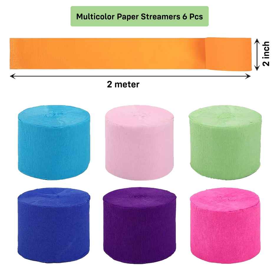 Streamers | Pack Of 6 | Party Propz