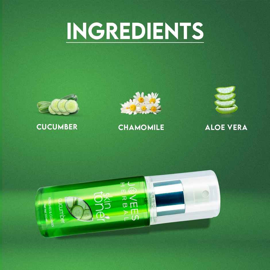 Jovees Herbal Cucumber Skin Toner | Oily And Acne Prone Skin