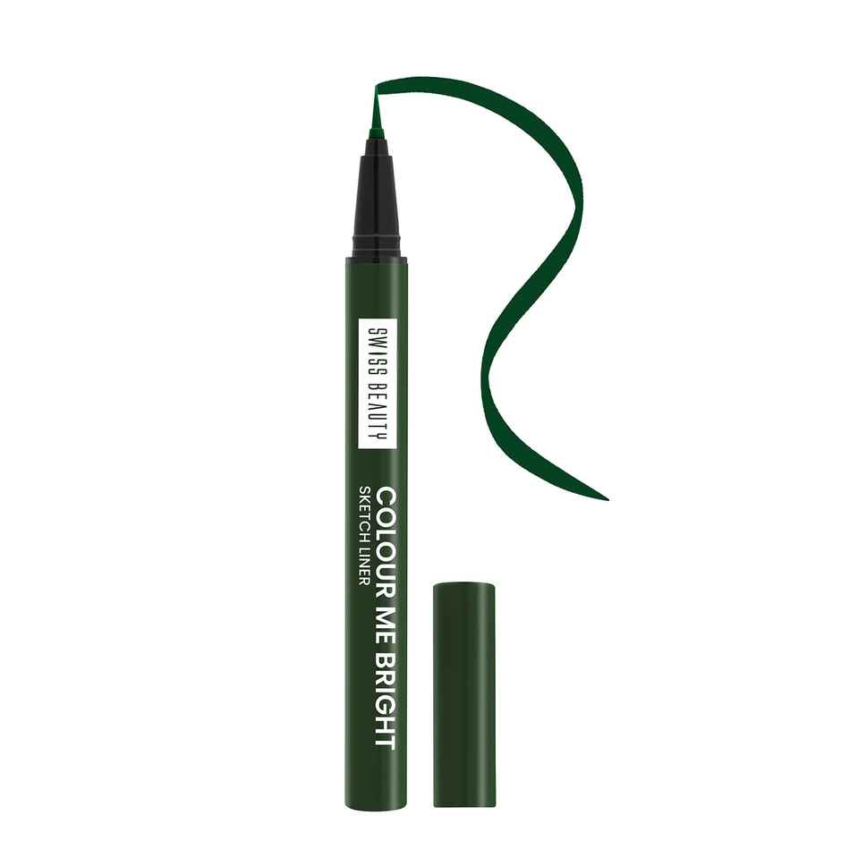 Swiss Beauty Colour Me Bright Sketch Eyeliner - 05 Passion Green