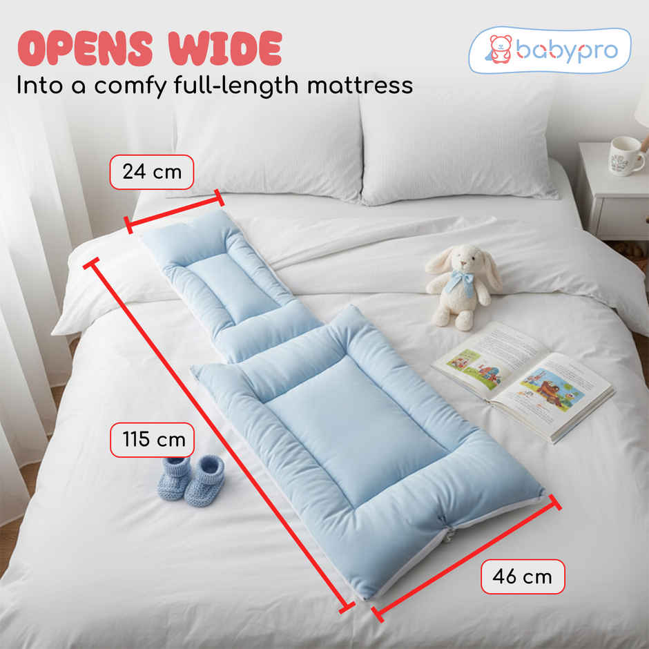 BabyPro 3 in 1 Baby Sleeping Bag Carry Nest and Mattress