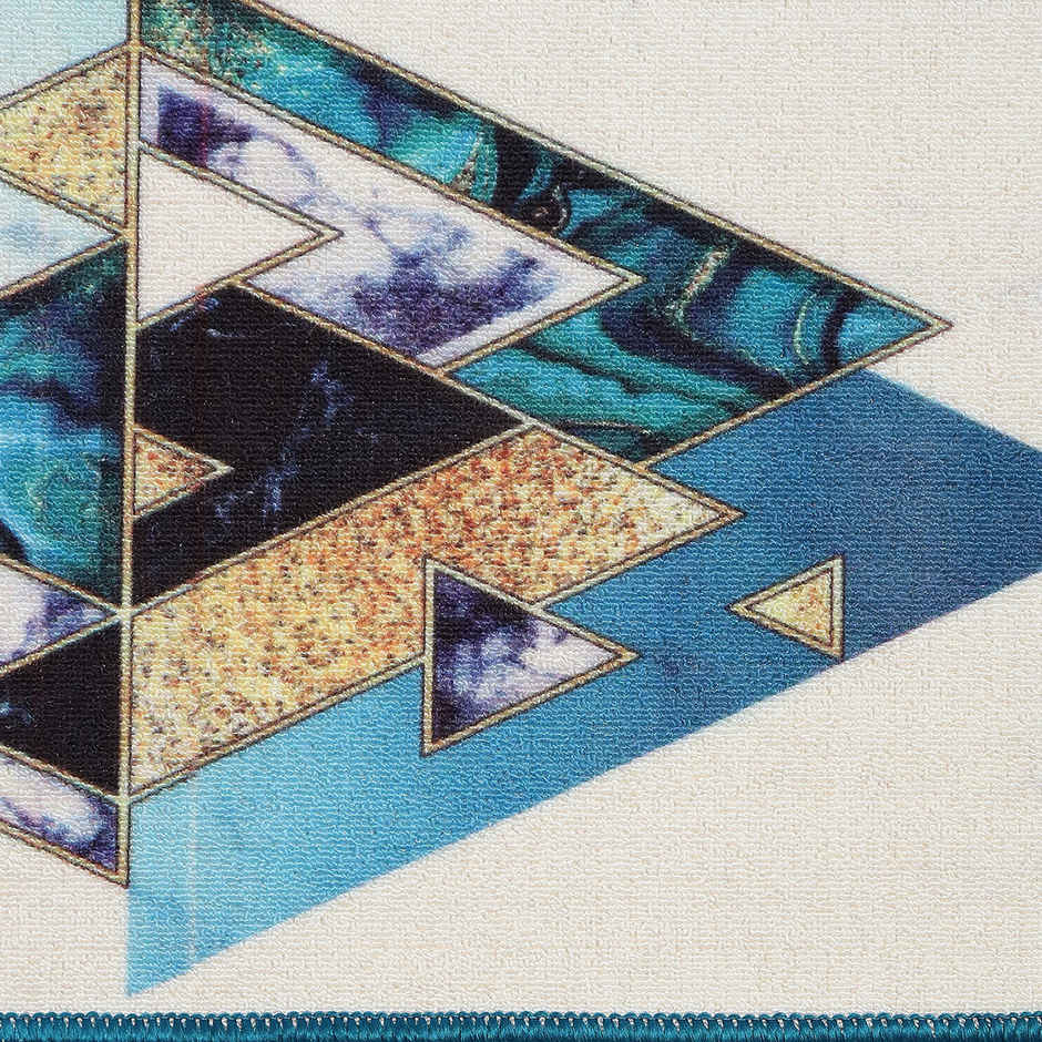 Status New Digital Floor Runner | 56 x 140 cm | Geometric | Beige