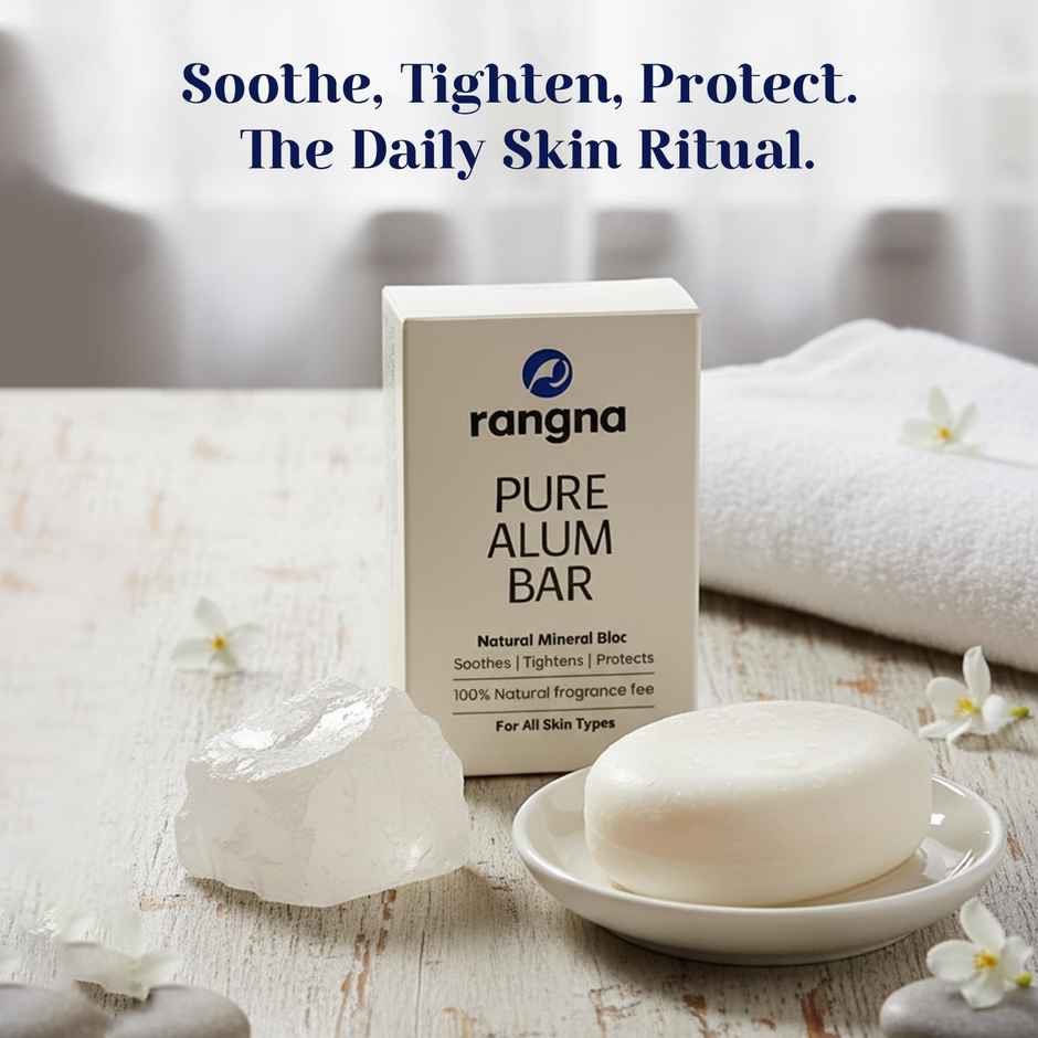 Rangna Pure Alum Bar Natural Deodorant and After Shave Relieves | RASK7950