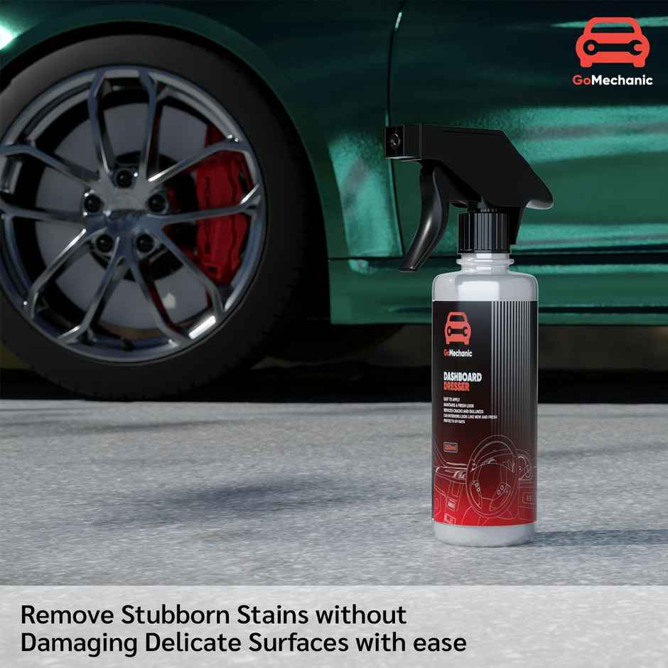 GoMechanic Dashboard Dresser | 250 ml - Restores Gloss & Shine On Car Dashboard & Plastic Parts