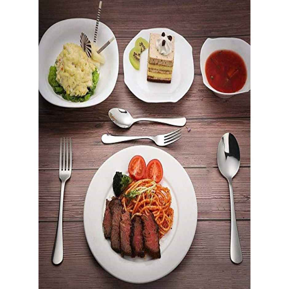 Classic Essentials Stainless Steel Table Spoon 6 Piece Set Table Spoon Set Pack of 6