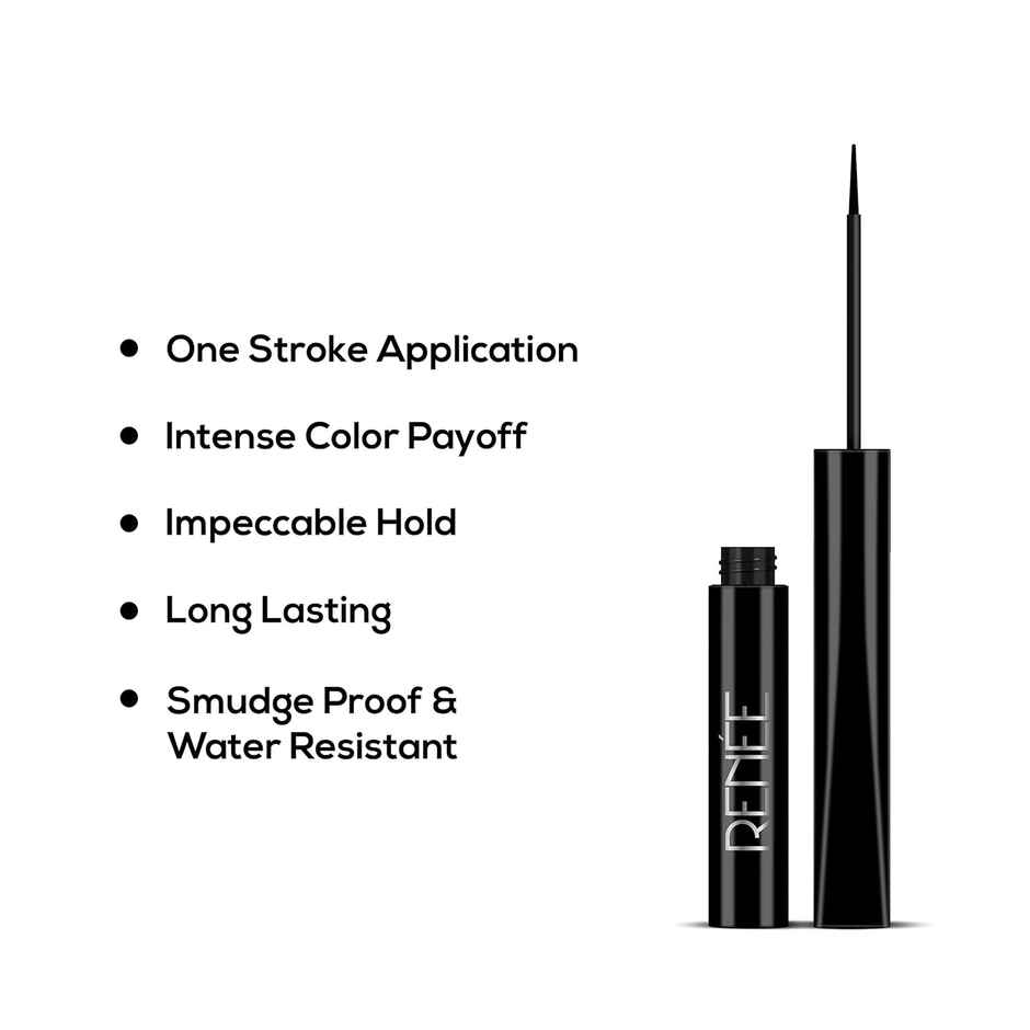 Renee Extreme Stay Liquid Eyeliner - 3X Black