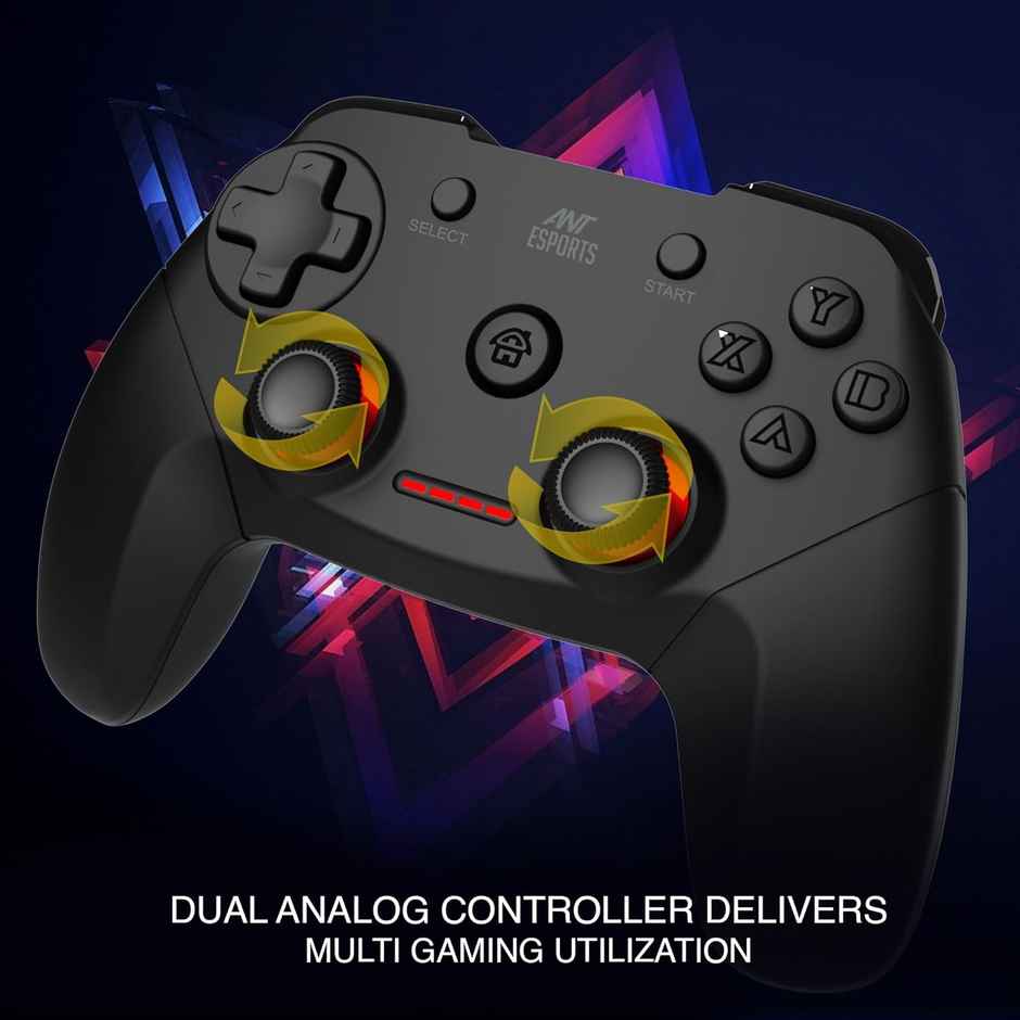 Ant Esports Gp300 Pro V2 Wireless Gaming Controller, For Pc & Laptop(Windows 10/8 /7 Xp, Steam)