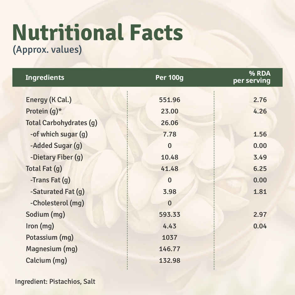 FarMart Pantry Premium Roasted & Salted Pistachios