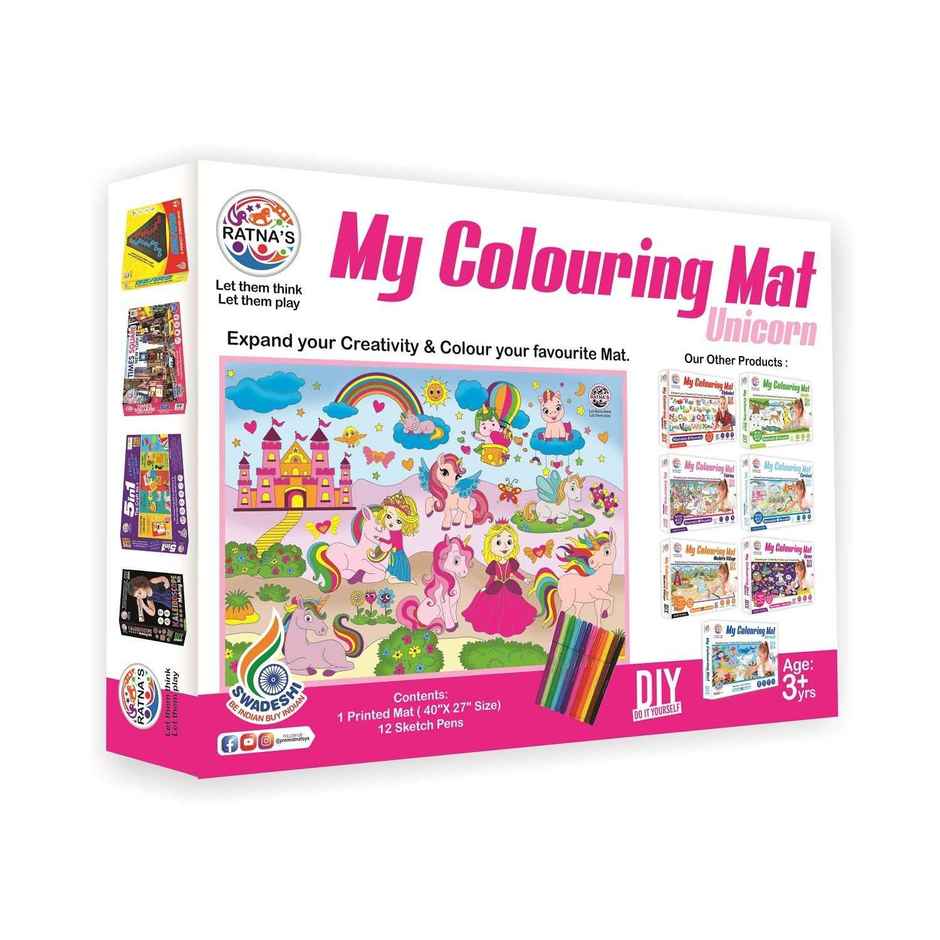 Ratna's My Colouring Mat Unicorn