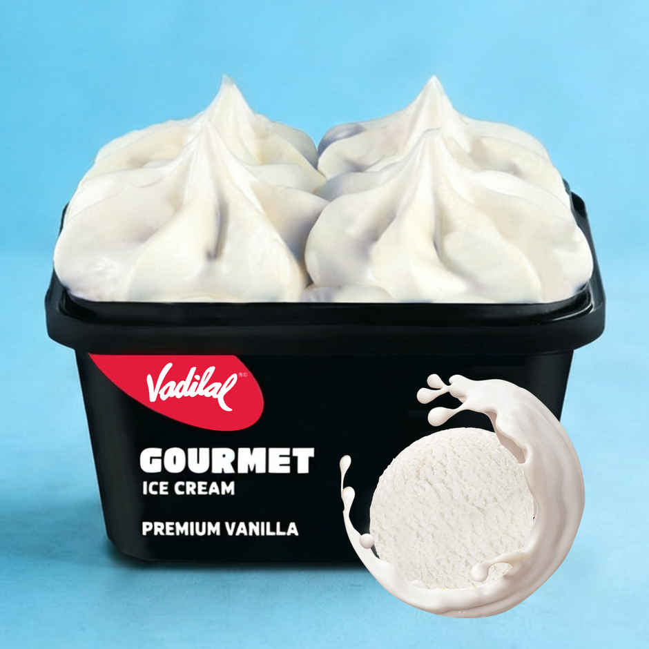 Vadilal Vanilla Gourmet Ice Cream Tub | Smooth & Indulgent