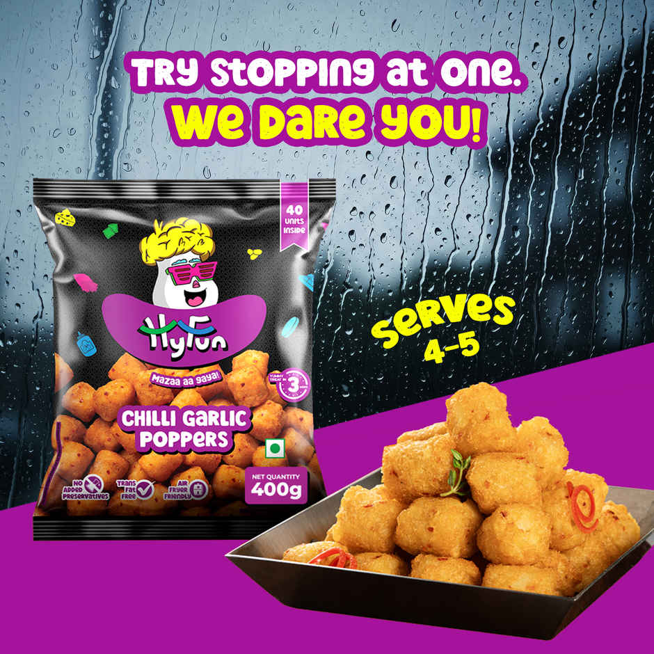 Hyfun Chilli Garlic Potato Poppers Combo