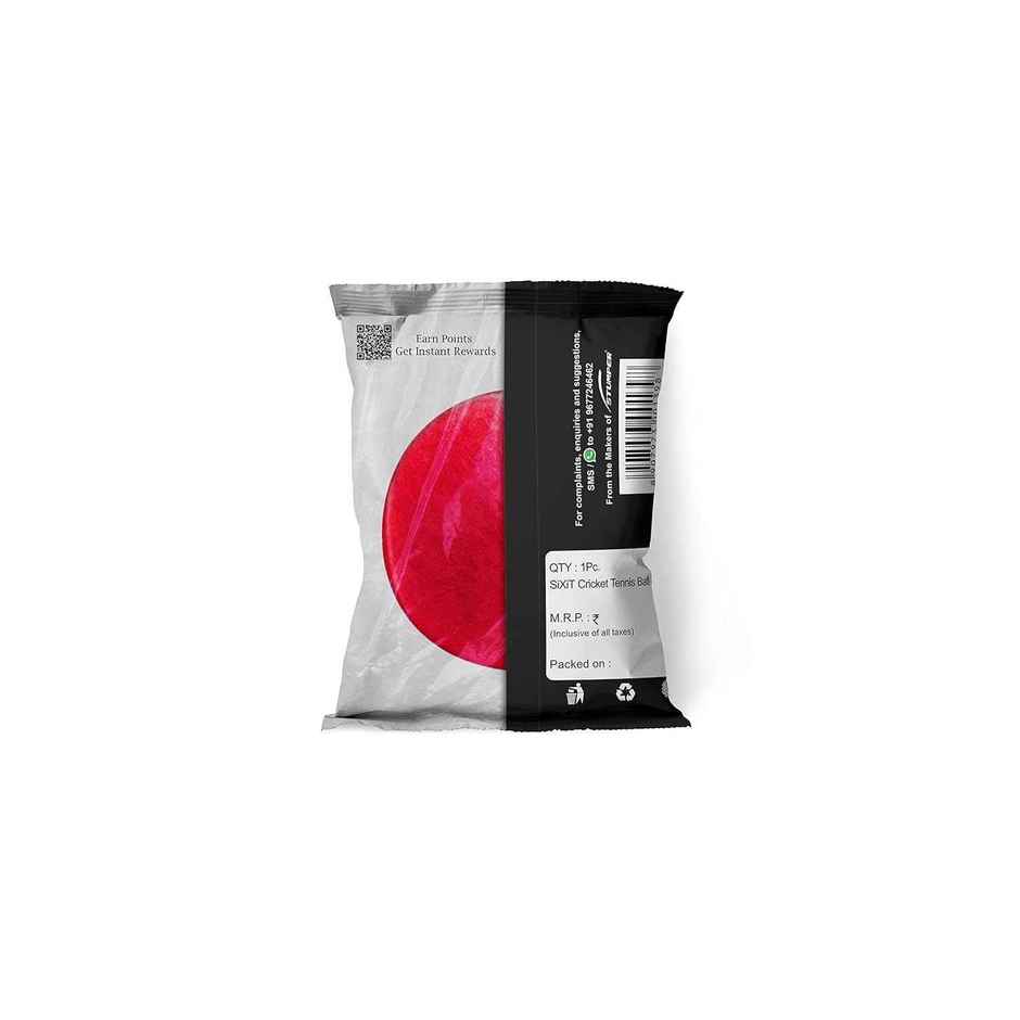 Sixit Heavy Cricket Tennis Ball | Red