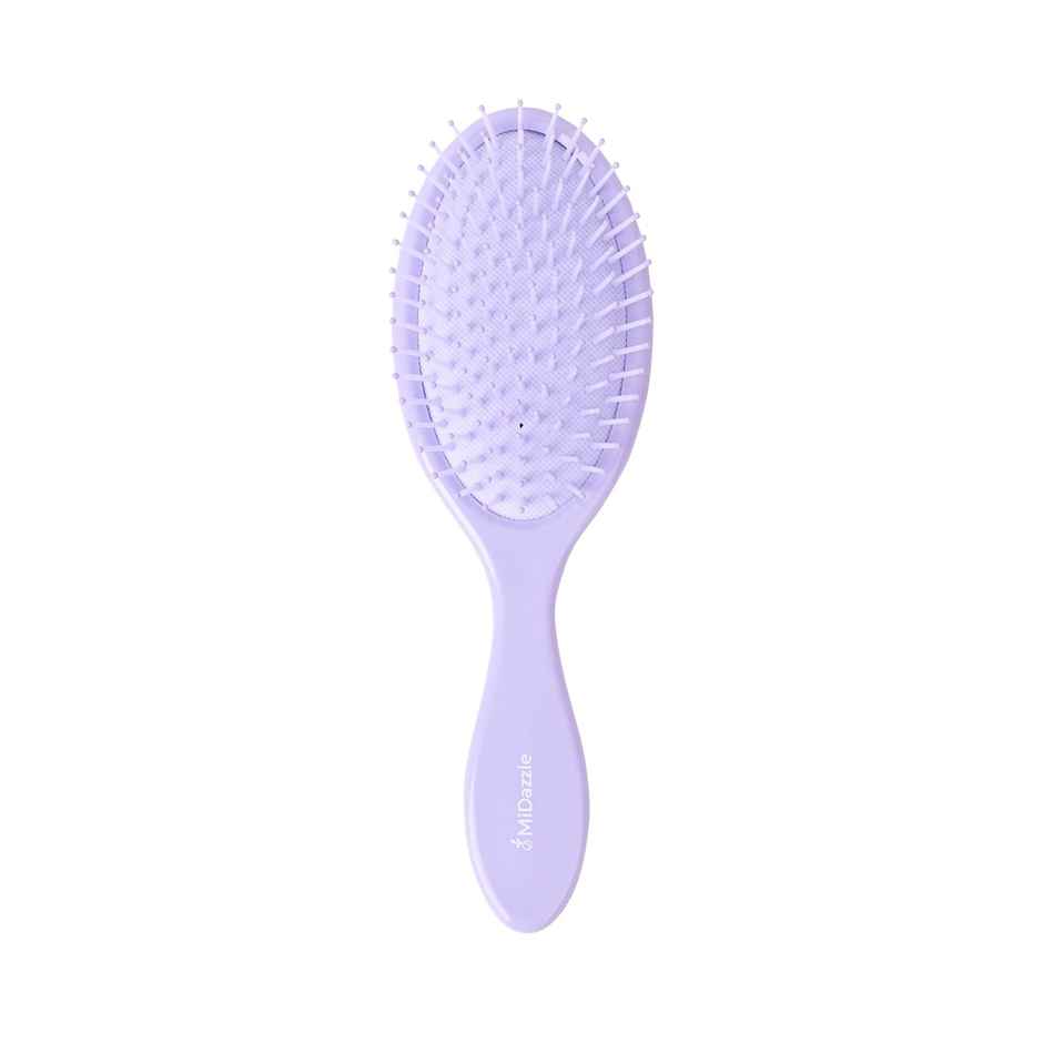 Midazzle Premium Lavender Floral Paddle Hair Brush |MIHB0024