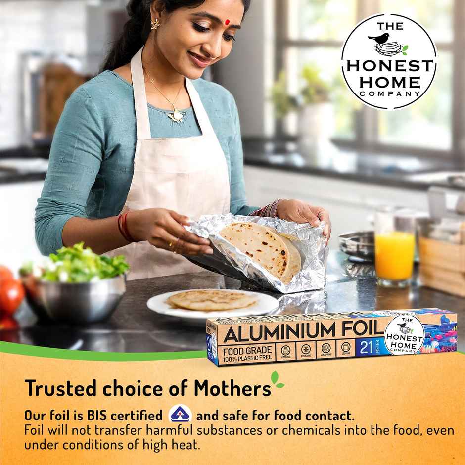 The Honest Home Company Aluminium Foil - 21 m