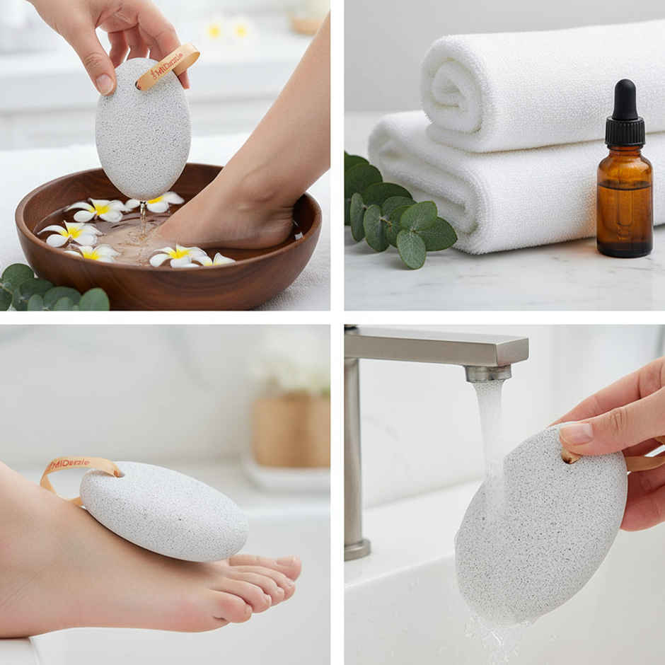 Midazzle Oval Shaped Pumice Stone - Medium |MIPS5104