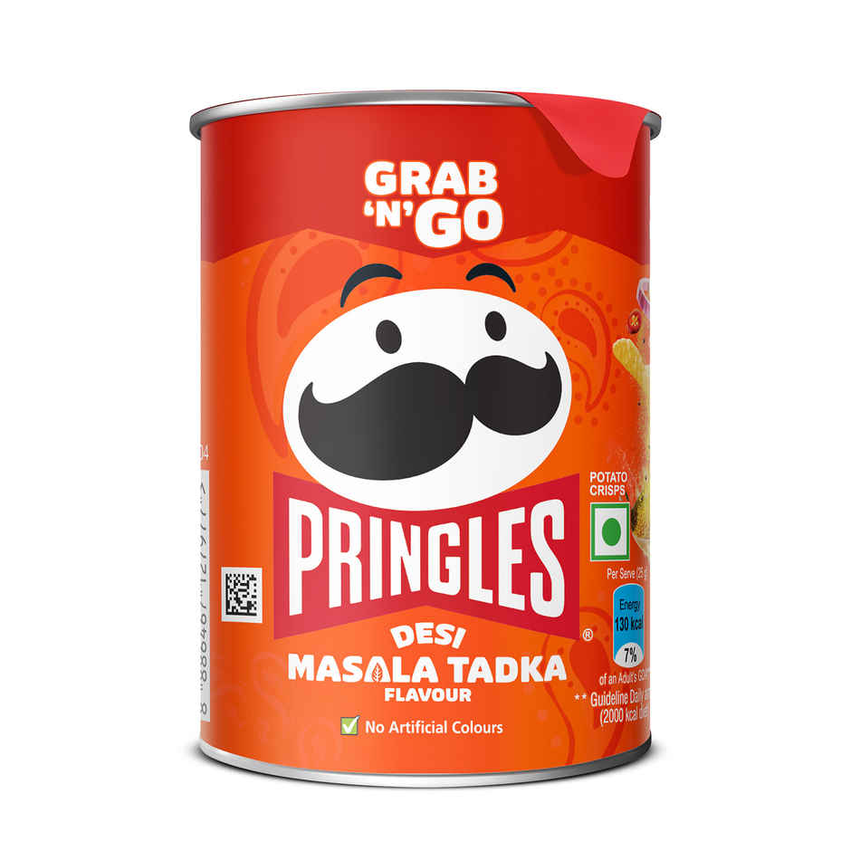 Kellogg's Pringles Potato Chips Desi Masala Tadka Flavour