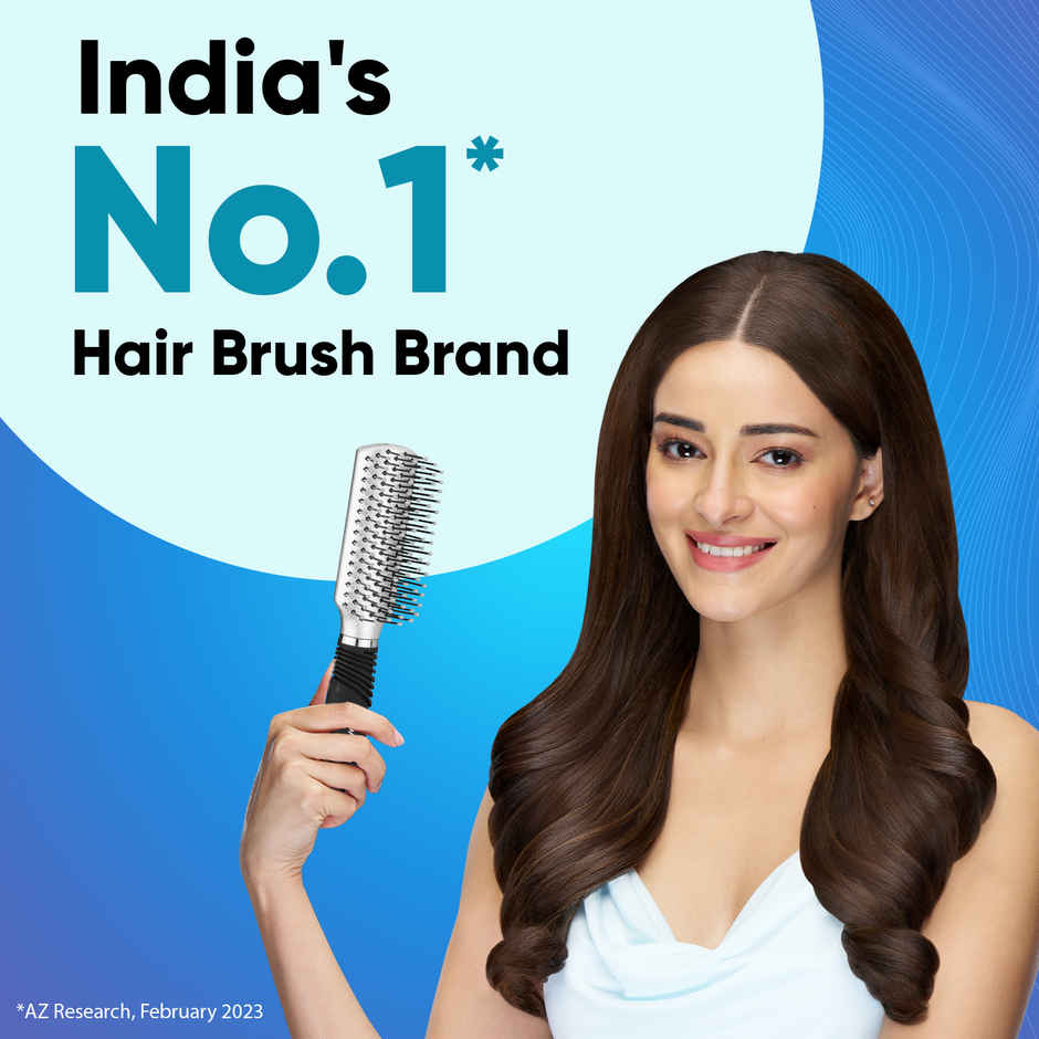 VEGA Hair Brush Set- Flat & Round For Men And Women | 2 Piece (HSB-01)