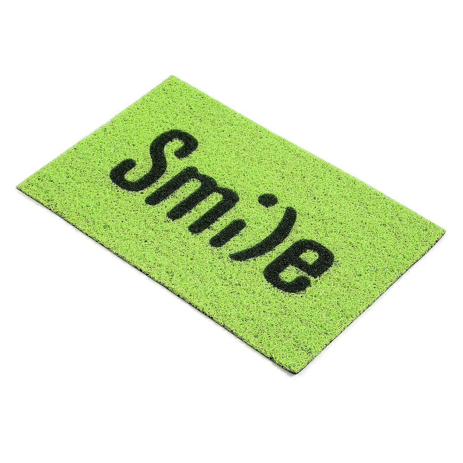 Status Green PVC Mat 38 Cm x 58 Cm - Smile | Assorted