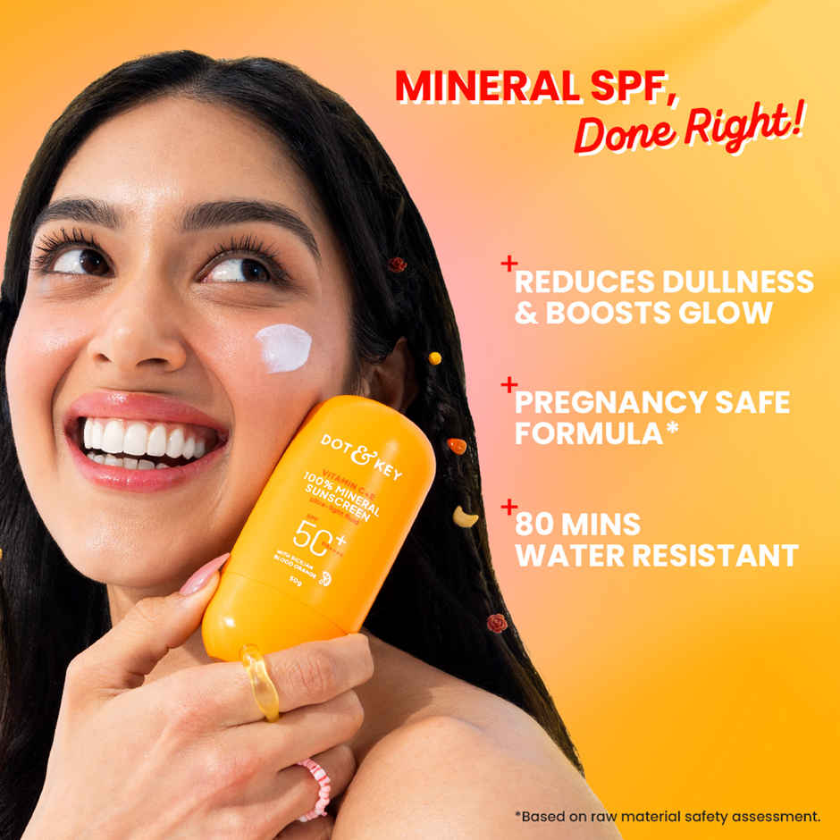 Dot & Key Vitamin C + E 100% Mineral Sunscreen SPF 50+ PA++++