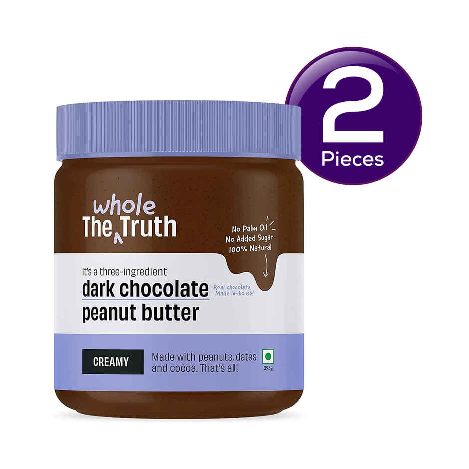 The Whole Truth Creamy Dark Chocolate Peanut Spread Combo