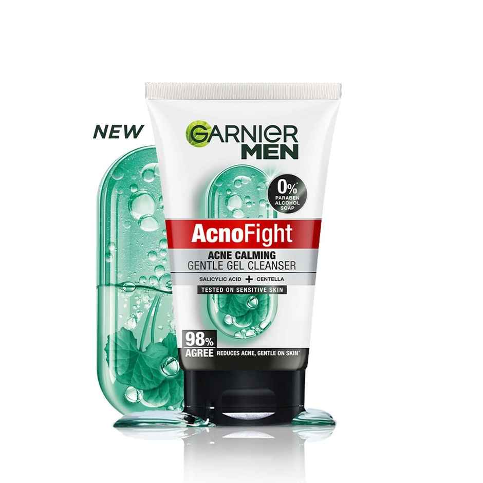 Garnier Men Acno Fight Gentle Gel Cleanser Facewash