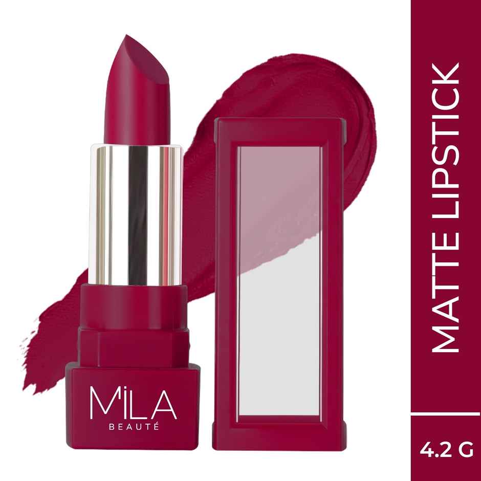 Mila Beaute Matte Lipstick Lightweight Highly Pigmented | Love Struck