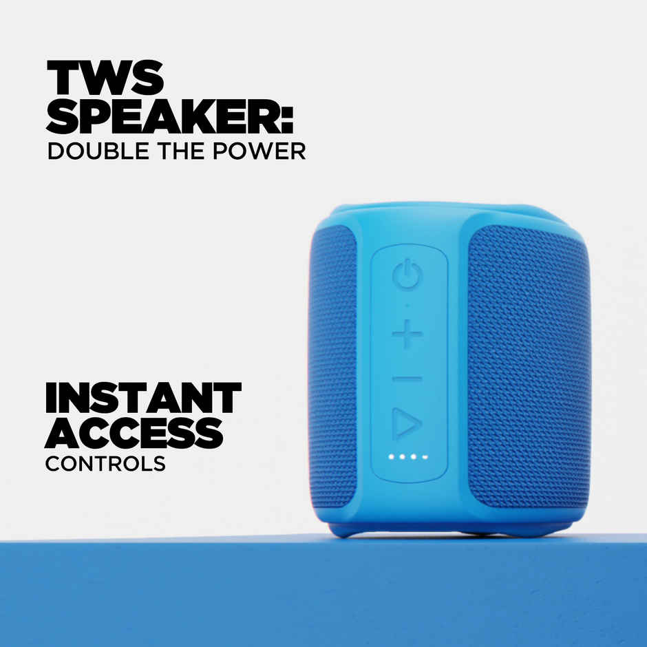 boAt Stone 358 Bluetooth Speaker w/ 10W RMS Stereo Sound & IPX7 Water Resistance (Royal Blue)
