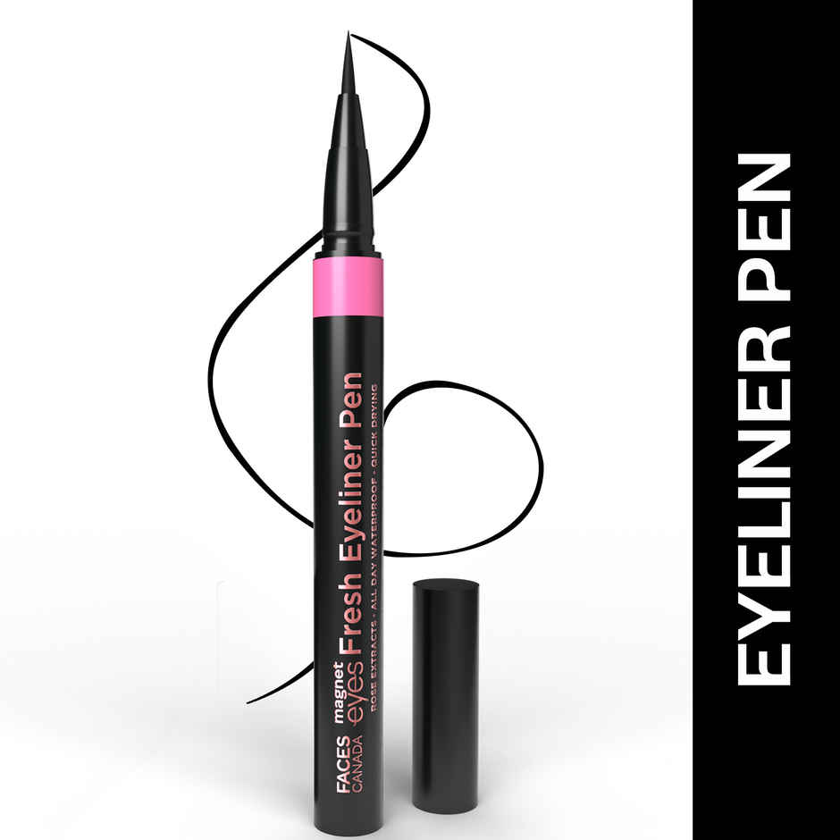 Magneteyes Fresh Eyeliner Pen | All-Day Waterproof | Rose Extracts | Smudge Proof