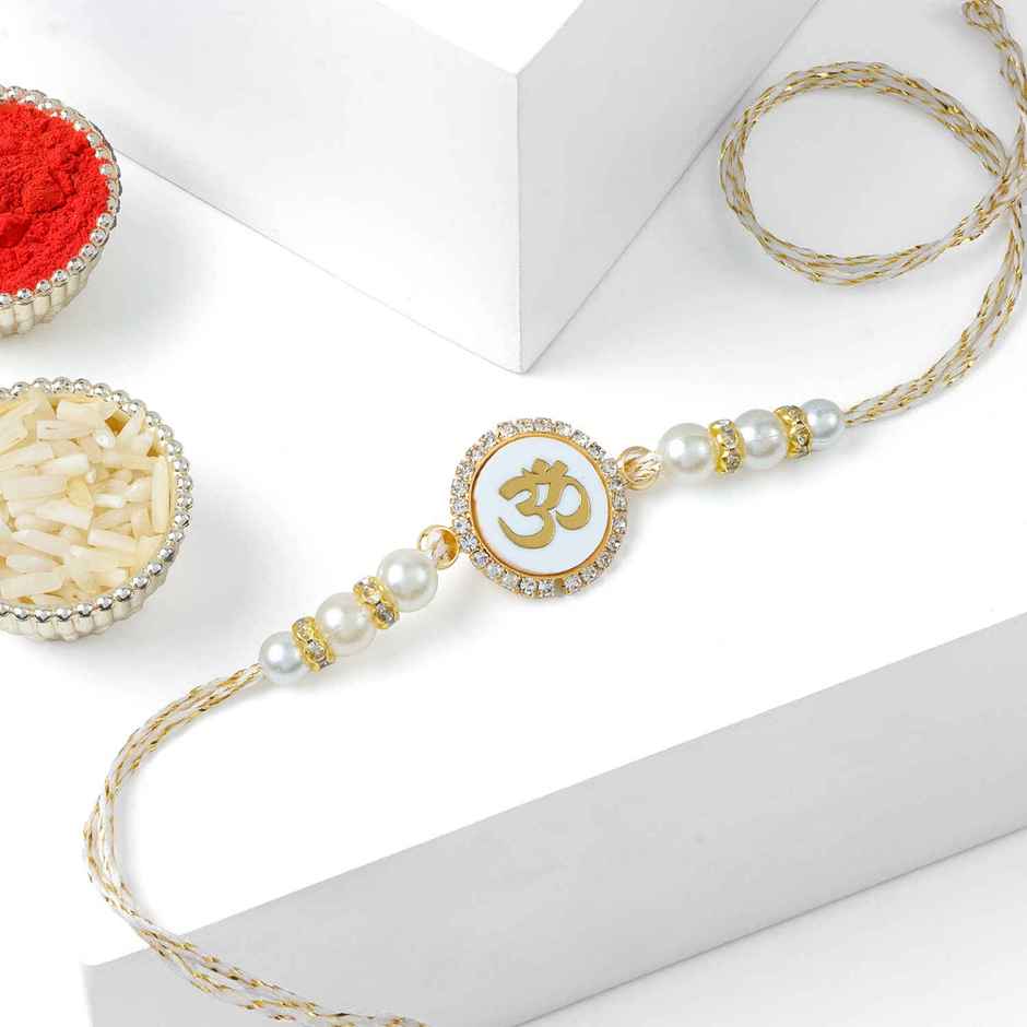 Pearl Divine Om Rakhi | FNP